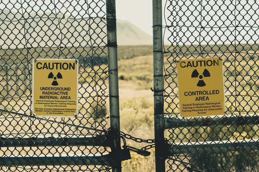 Radioactive waste from nuclear plants