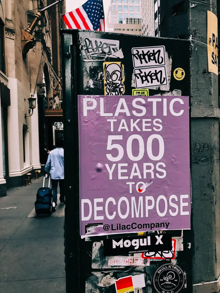 Plastic does not degrde