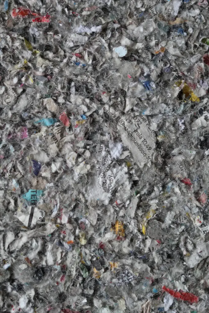 Shredding paper to speed up composting